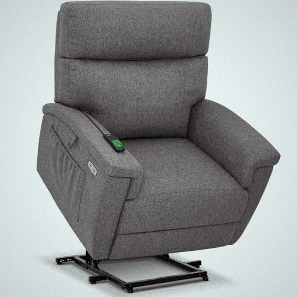 2026 Power Lift Recliner – R7605 Fabric Edition with Dual Heating, Adjustable He