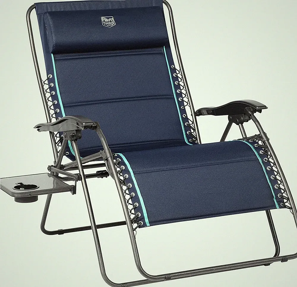 Timber Ridge Oversized Zero Gravity Chair, 33In Wide XXL Zero Gravity Reclini...